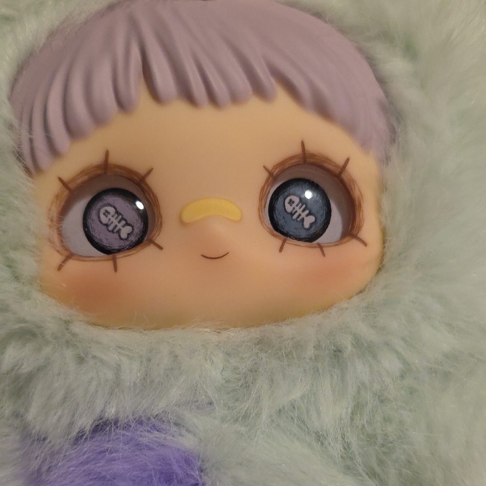 Dark Forest Ghost Elsa Doll Plush with Lavender Ears And Glow On The Dark Belly - Picture 4 of 8